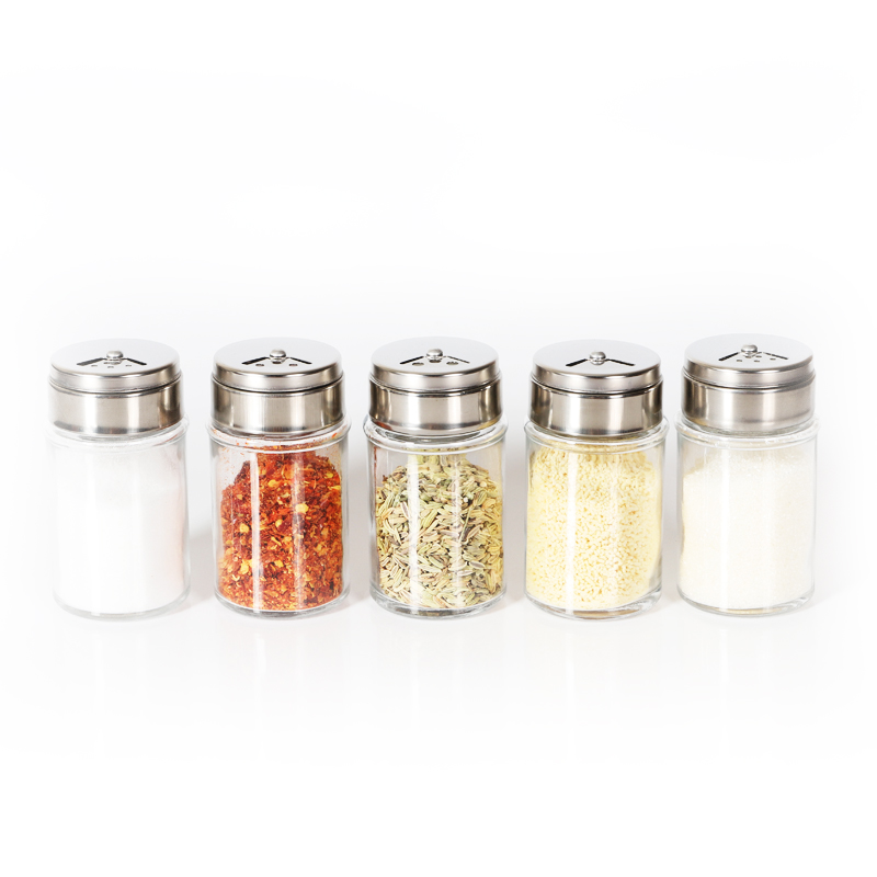 调料瓶玻璃调料盒组n合套装家用胡椒盐粉调味瓶撒料瓶烧烤调料罐