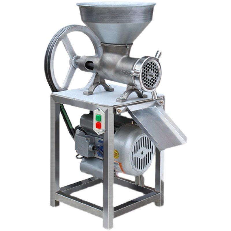 不锈钢绞肉机商用大功率碎肉y机绞辣椒糍粑机大型绞鸡架碎骨机灌