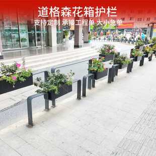 步行街防撞护栏人行道防撞护栏机非隔离护栏电动车禁入车阻器围栏