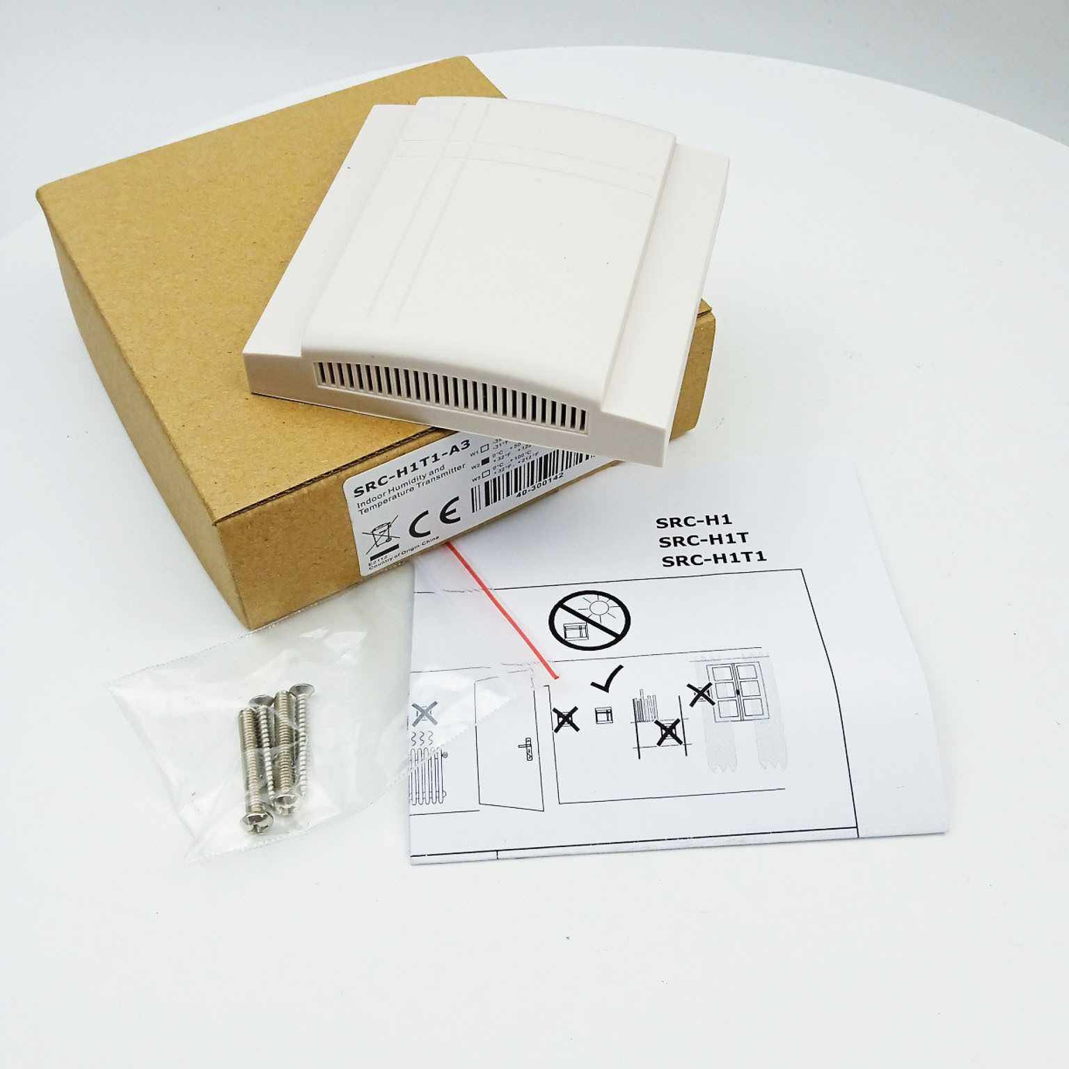 原装瑞士Vector伟拓SRC-T1/SRC-H1T1房间室内温湿度变送器/传感器