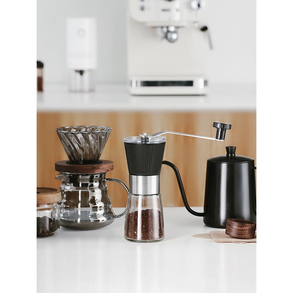 7YX手磨咖啡机套装家用手摇磨豆机小型手冲咖啡研磨机器具全