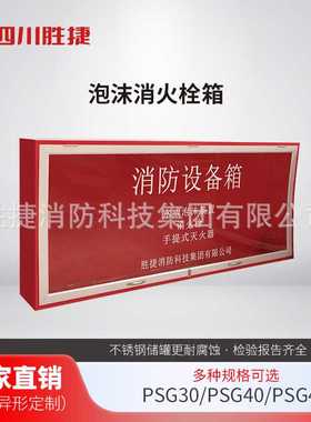 水成膜泡沫消火栓箱PSG30 40 45高速遂道专用泡沫箱