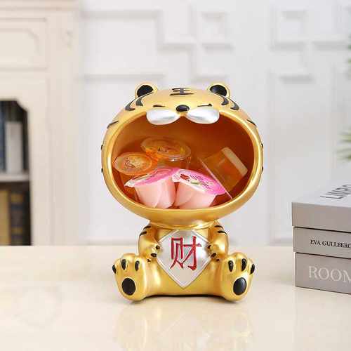 创意蜜蜂女孩收纳摆件家居客厅入户进门玄关钥匙茶几办公桌装饰品