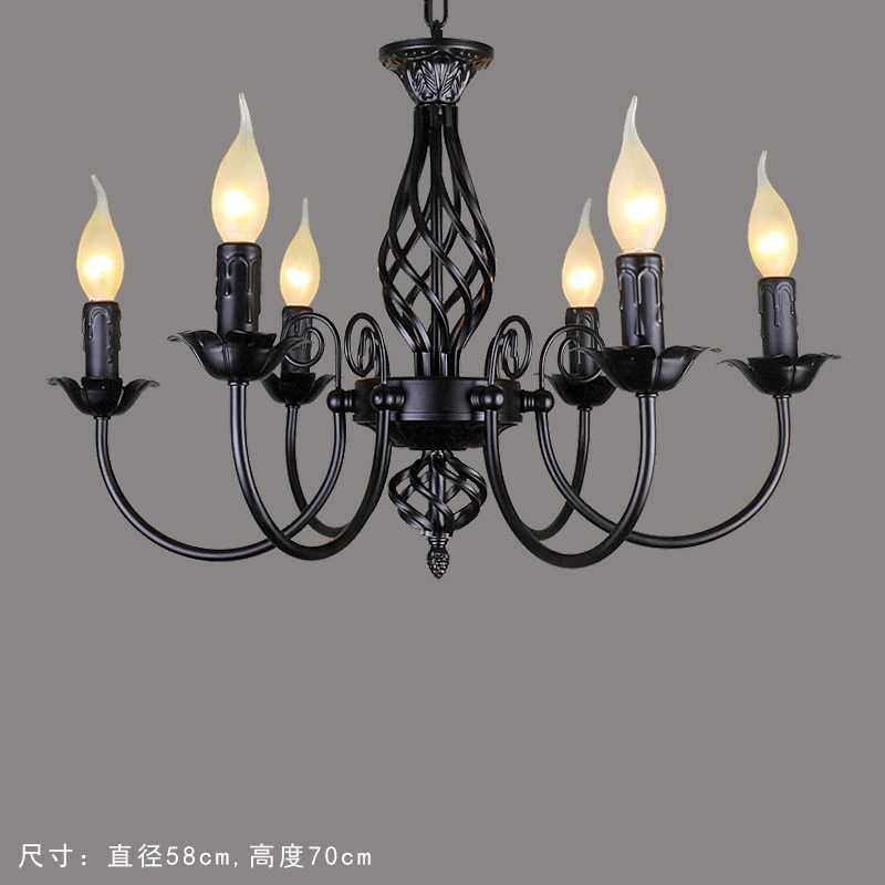 蜡烛吊灯美式简约复古灯具 厂家直销简欧家用餐厅卧室吊灯创意,农机/农具/农膜,其它农用工具,淘宝优惠券,粉丝福利购,淘宝优惠卷