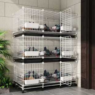 鸽子笼家用特大号养鸽子专用笼巢箱新型养殖鸡笼室外配对鸽笼鸽舍