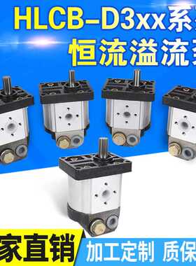 厂家直销 HLCB-D3XX系列 铝合金高压 拖拉机农用机械 恒流溢流泵