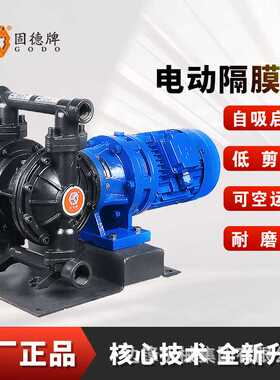 固德DBY3S铸钢材质电动隔膜泵往复泵自动排污水泵高压泵边锋厂家