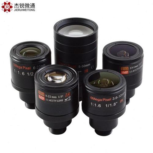 M12接口手动变焦工业模组镜头2.8-12 3.6-10 6-22 9-22 5-50mm