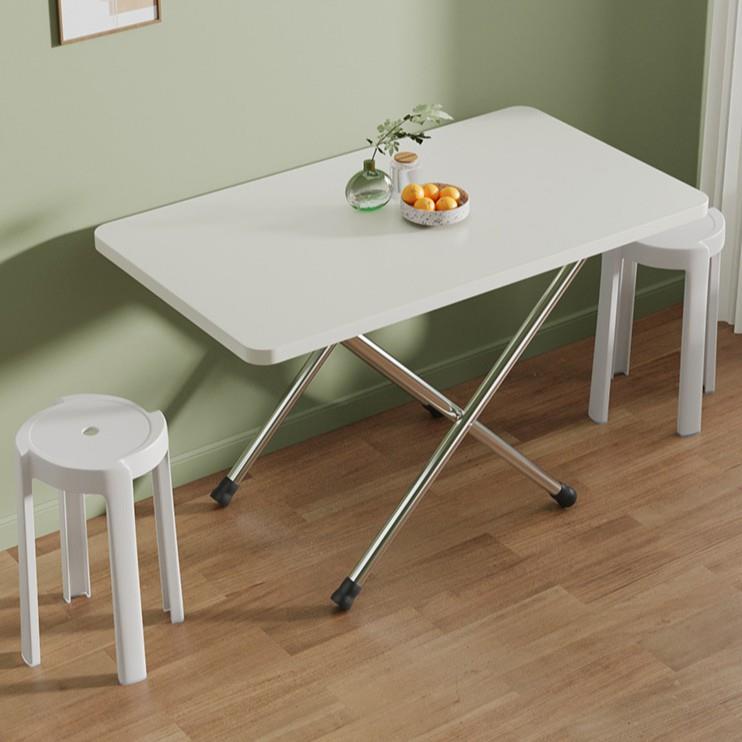 小桌子可折叠桌餐桌家用出租屋简易吃饭桌户外便携式长方形摆摊桌