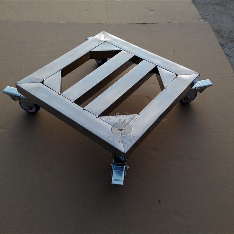 不锈钢带轮子移动柜o子架托架花盆底架拖布池支架杂物架子柜机架