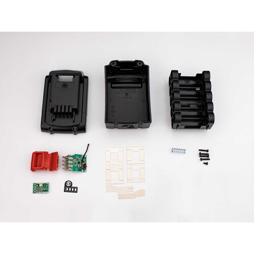 替代BLD 百得 18V工具电池套料 LB2X4020 10芯 18650款 带灯