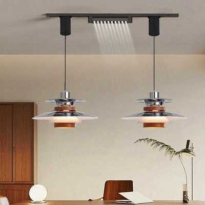 法式中古风复古可移位餐厅吊灯包豪斯PH5飞碟餐桌岛台可升降吊灯