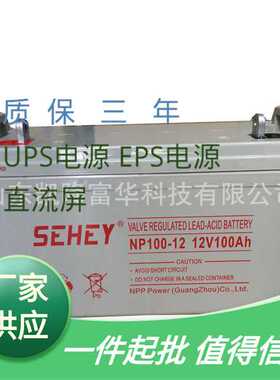 NP10012铅酸免维护电池12V100AH太阳能光伏机房UPS电源西力蓄电池