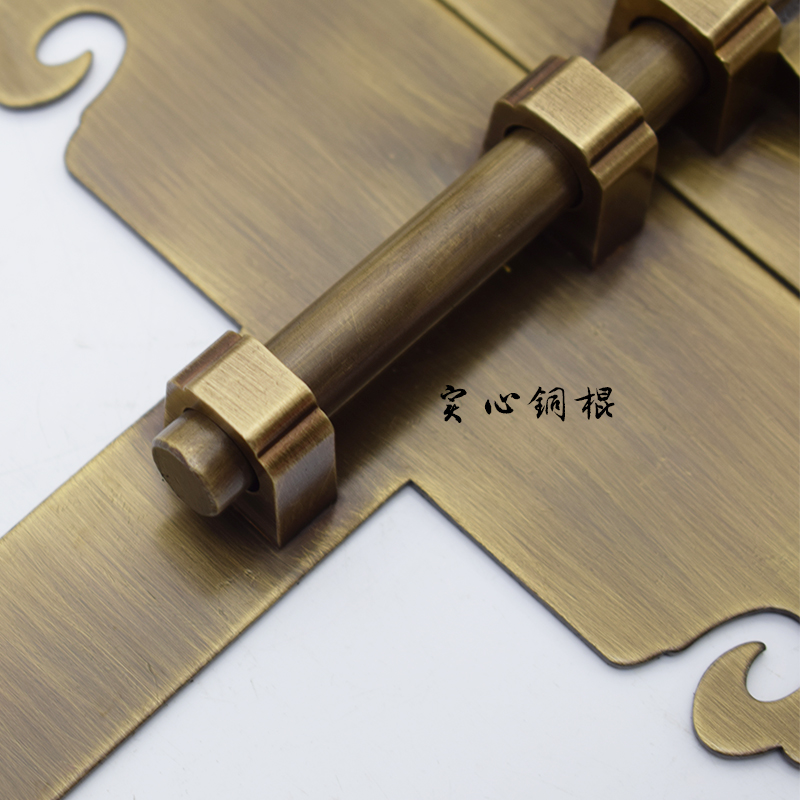 纯铜中式大门仿古插销古铜色门锁门D闩扣明装老式木门插销搭扣挂