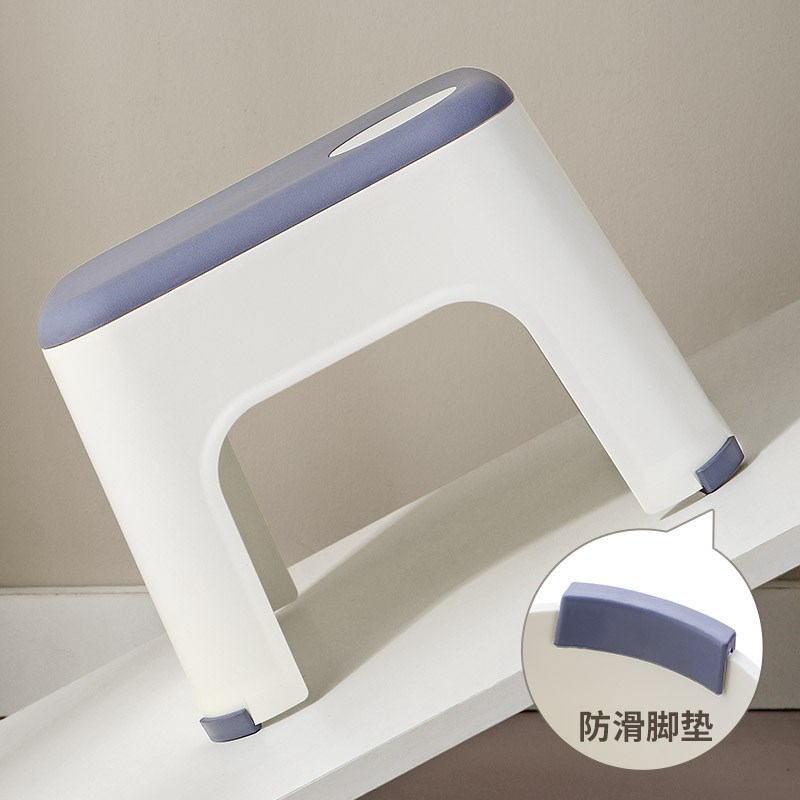 小矮凳子家用塑料加厚客厅茶几板凳儿童卫生间洗澡V凳浴室换鞋椅