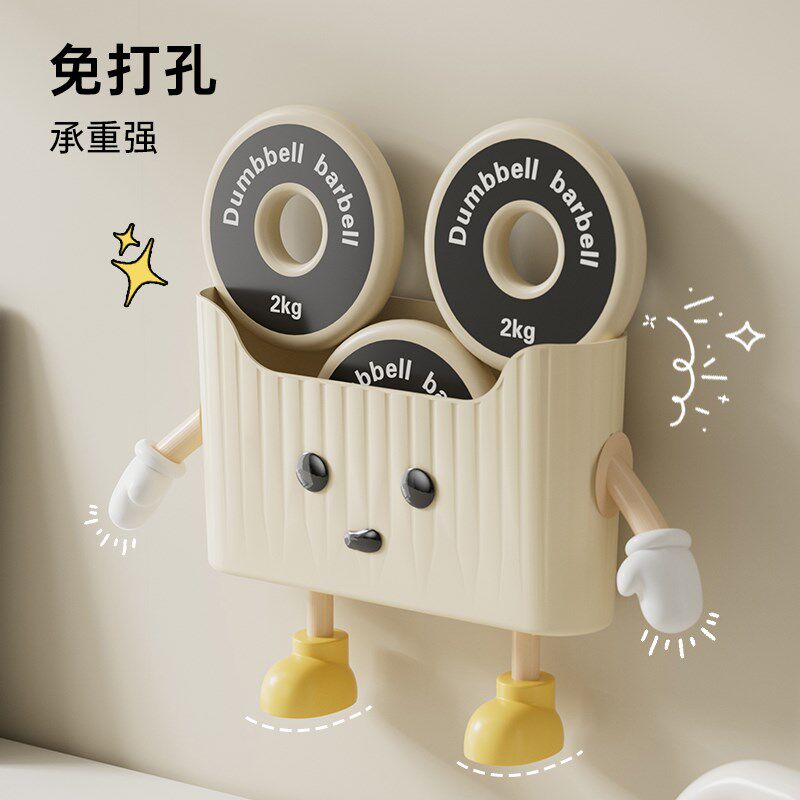 橱柜门内侧收纳盒神器厨房保鲜膜套袋G垃圾袋壁挂冰箱置物架免打