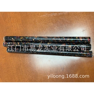 厂家直供多彩色稳定木树脂棒碎料棒可调配任意颜色组合棒料木块料