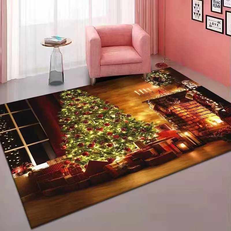 跨境圣诞节家用沙发茶几装饰地垫客厅地毯卧室全铺脚垫入户门垫子,电子元器件市场,其它元器件,淘宝优惠券,粉丝福利购,淘宝优惠卷