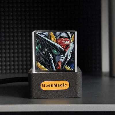 GeekMagic 新潮迷你透明WiFi天气时钟创意礼物桌面摆件显示器现货