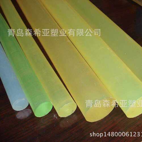 浇筑聚氨酯PU棒 直径60mm黄色微透 耐油延展性好易加工 青岛现货