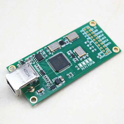 新XU208 xmos USB数字音频界面 U8升级版异步子卡 amanero模块