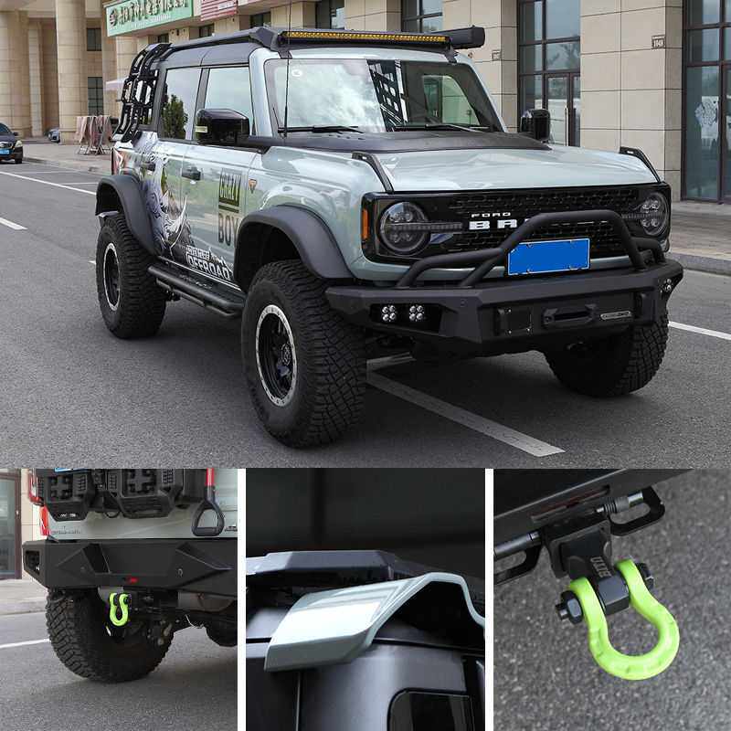 适用福特烈马车顶行李架框改装Bronco车顶拓展平台越野侧边梯侧