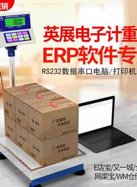 RS232数据传输工业计重电子秤台秤 USB接口仓库秤 英展精准电子称