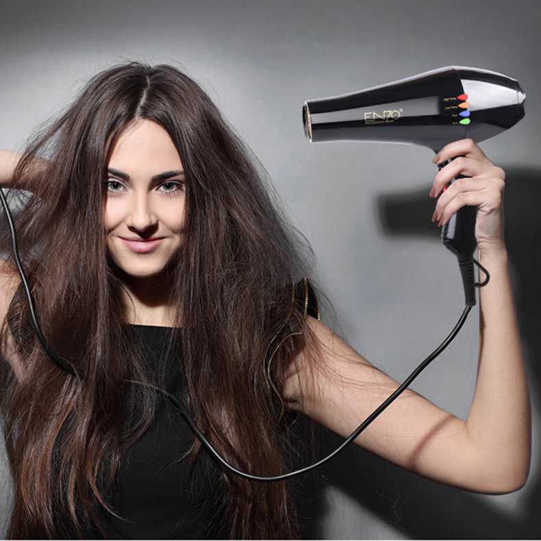 ENZO恩佐家用电吹风负离子吹风筒发廊美发理发店大功率吹风机跨境