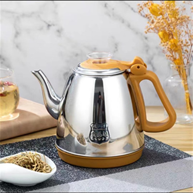 故瓷明灶家禄福万千n瓷有情全自动上水茶炉吧机单个电热不锈钢水