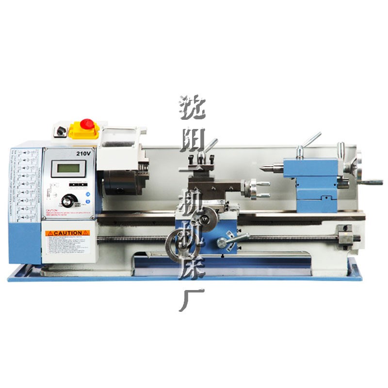 机床180/2k10V车床家用迷你手动仪表高精度金属小车床