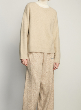 ARC DOT时尚简约弧腿宽腿裤