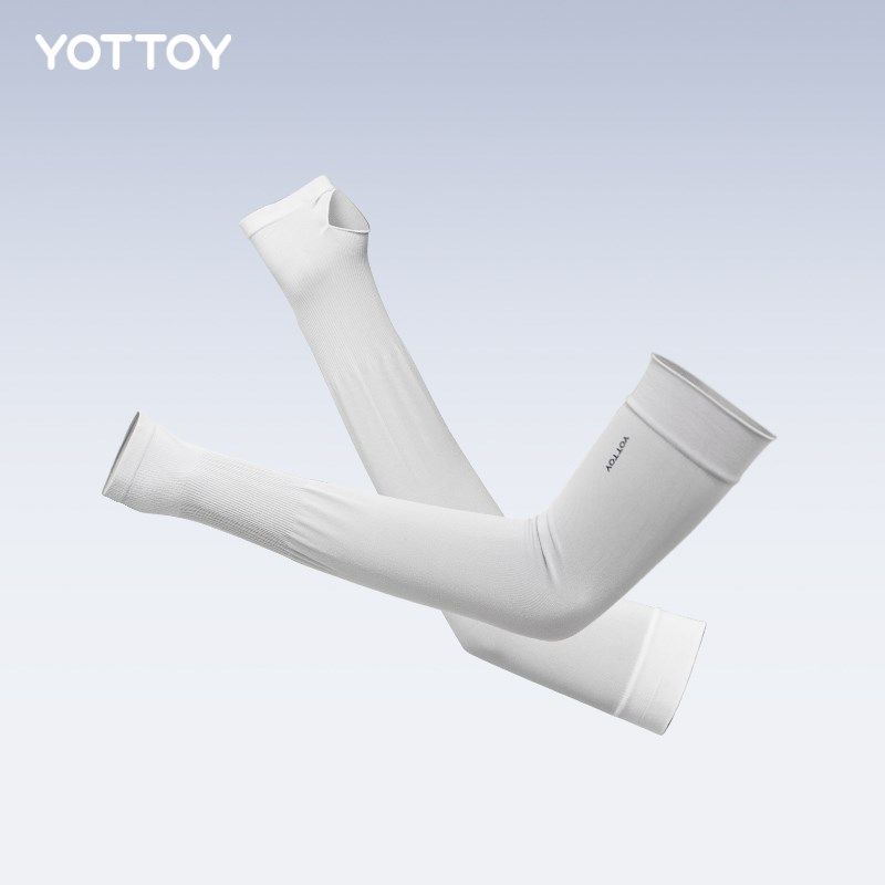 冰袖防晒袖套女款男夏季冰丝凉感骑行户外开车长款半指2024新手套