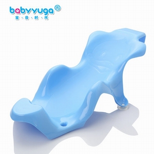 加大婴儿洗澡架沐浴床宝宝浴盆浴架洗澡盆支架新生儿防滑浴架网兜