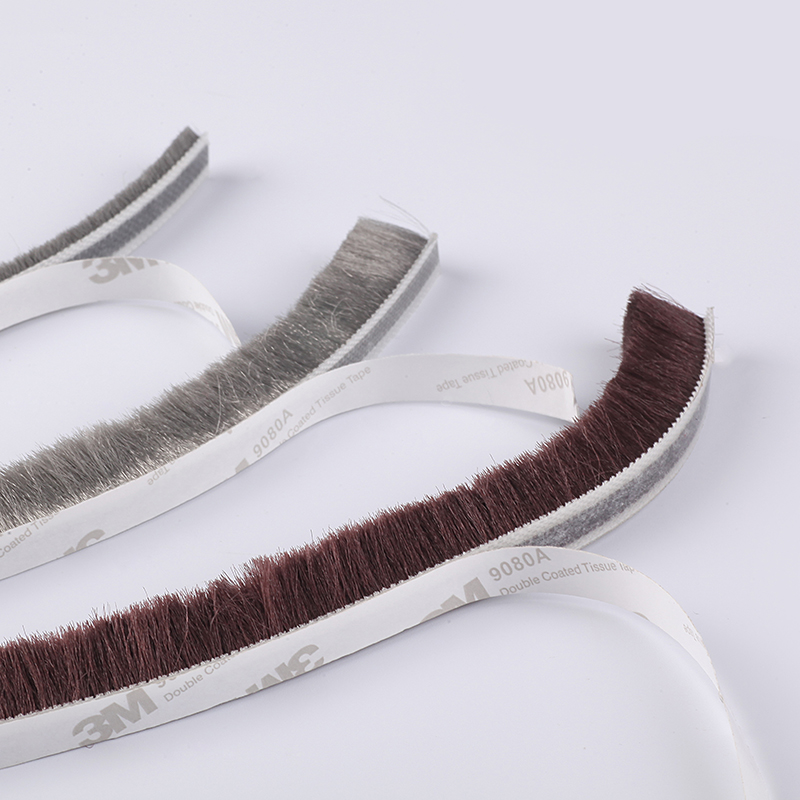 铝合金门窗密封条防尘防风保暖隔音门缝衣柜玻璃推拉背胶自粘毛条