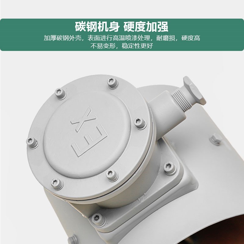 隔爆防爆变频电机散热风扇380v专用通风机GBF/BG90 100 112 132