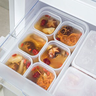 冻汤分装盒高汤鸡汤保鲜盒冰箱强密封冷冻专用储存盒保鲜盒