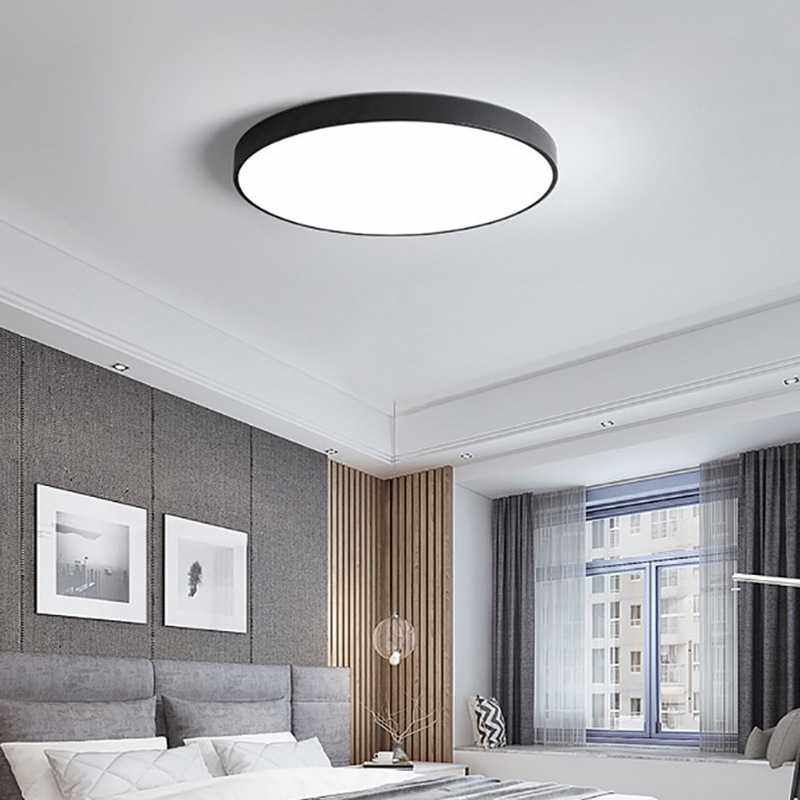现代简约LED吸顶灯圆形创意照明客厅卧室灯阳台家装餐厅灯具灯饰