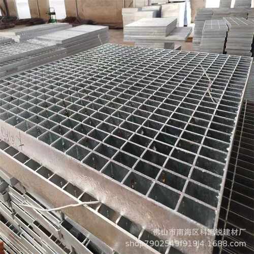 热镀锌钢格板强度高防腐强通风散热坚固耐用承载力好排水沟盖板