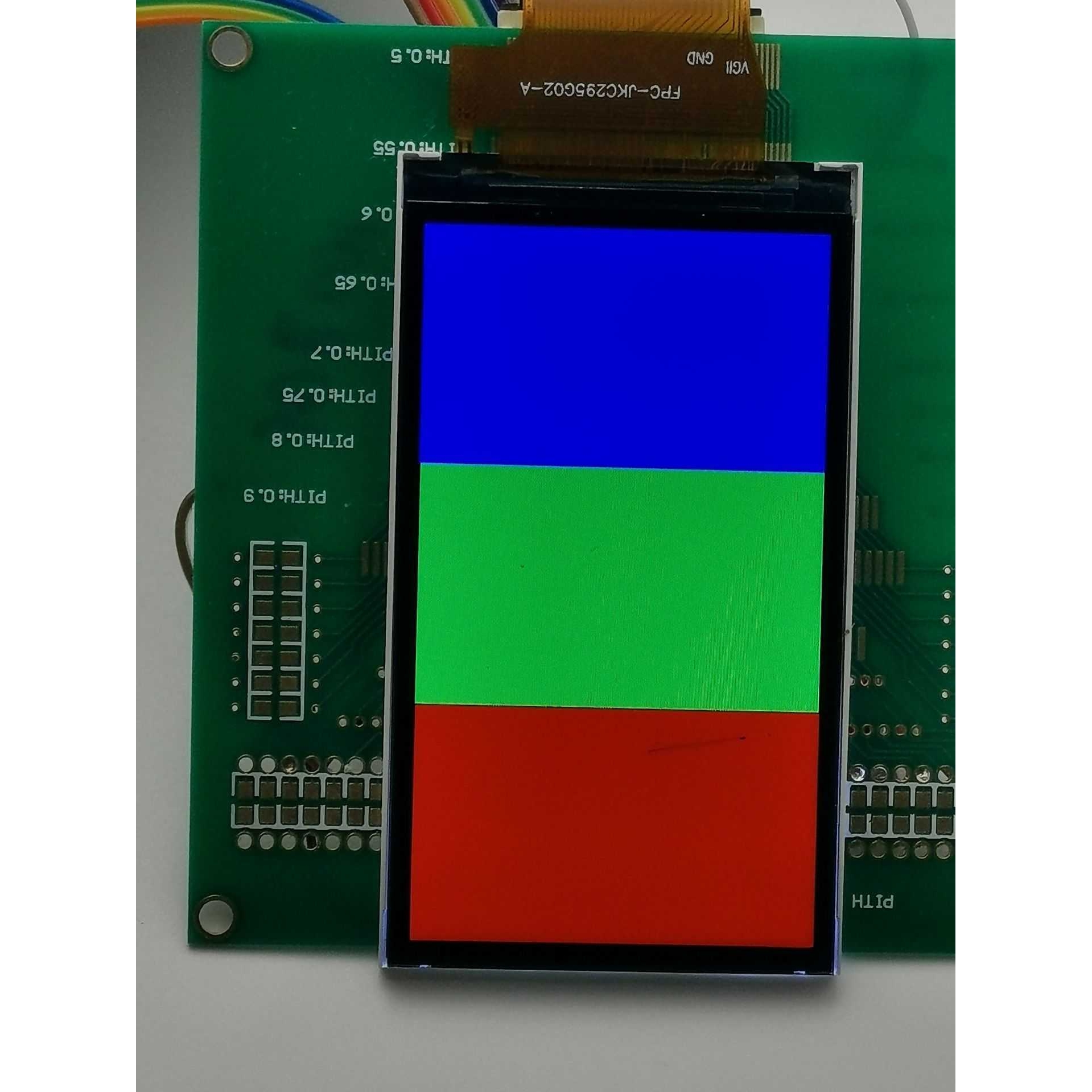 2.95寸TFT彩屏 LCD480x854分辨率RGB接口ST7701S工控彩色液晶屏