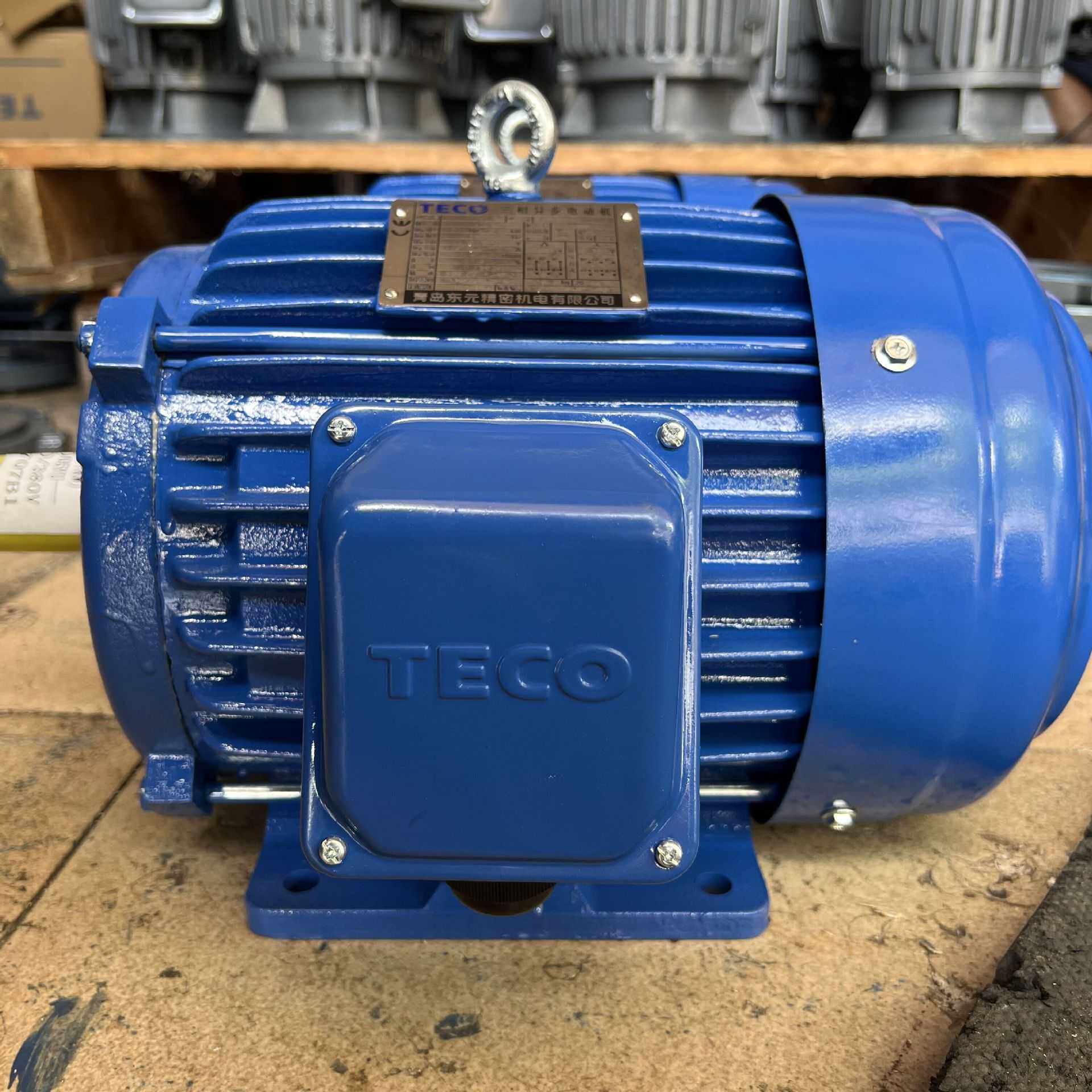 东元三相异步电动机TEF3-112M1-4 5HP  4P AEMB3N电机