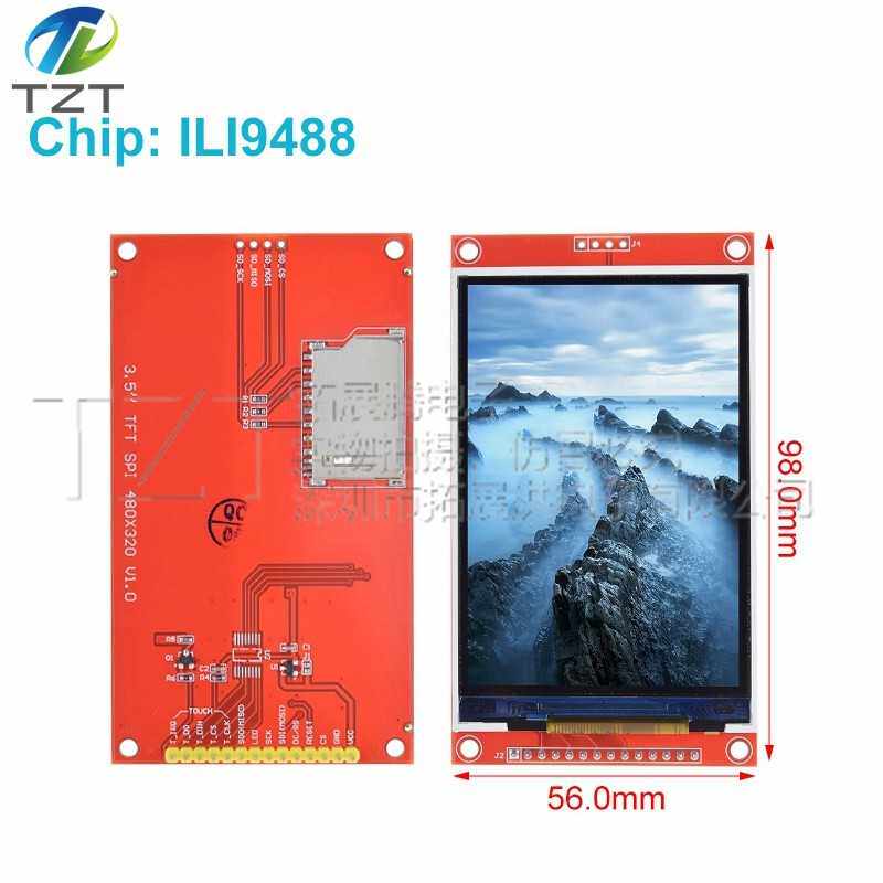 3.5寸SPI串口液晶屏模块 480*320 TFT模块 ILI9488驱动 高清显示