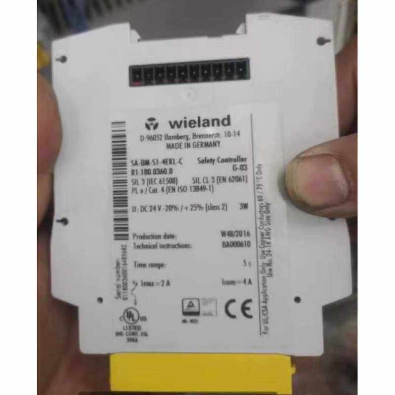 SA-BM-S1-4EKL-C R1.180.0360.0德国Wieland威琅继电器模块原装