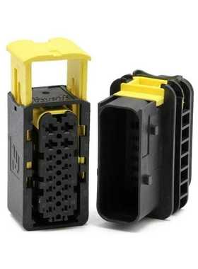 1-1564528-1黑 2-1564528-1灰 16P新能源连接器公母防水线束接插