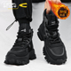 高帮黑色防水防滑户外登山劳保工装 德国骆驼动感马丁靴男款 冬季 靴