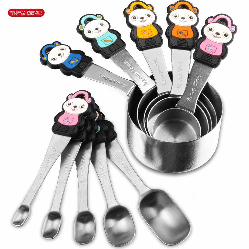 厨房新款304不锈钢量杯10件套刻度量杯量勺套装烘培工具现货,机械设备,其他机械设备,淘宝优惠券,粉丝福利购,淘宝优惠卷