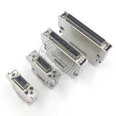 SCSI连接器 scsi焊线母头铁壳 HPCN14P/20P/26P/36P/50P/68P/100P