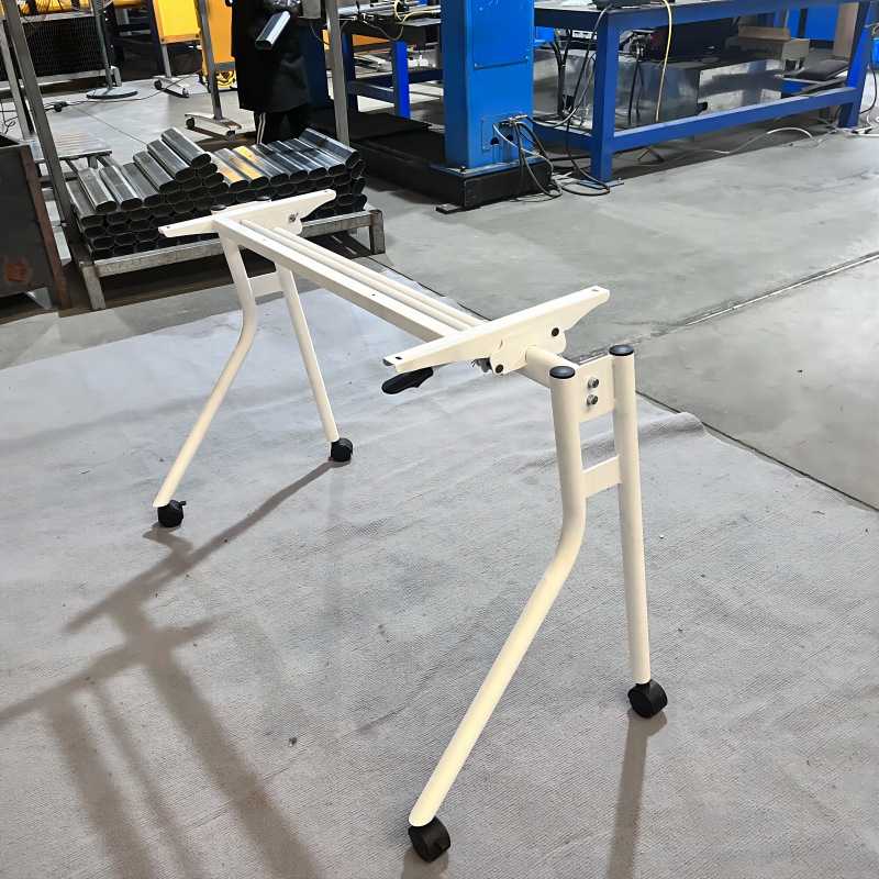 培训桌架 现货 桌架工程供货折叠培训桌腿万向轮移动培训桌