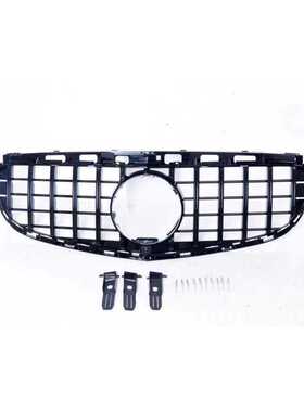 适用14-15款W212奔驰AMG E63改装GT中网水箱罩前脸进气格栅罩大标