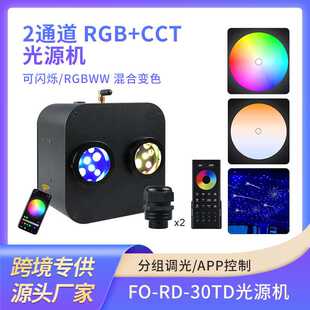 30W双头双色APP分区控制调光七彩闪烁星空顶车载DC12V星空顶光源