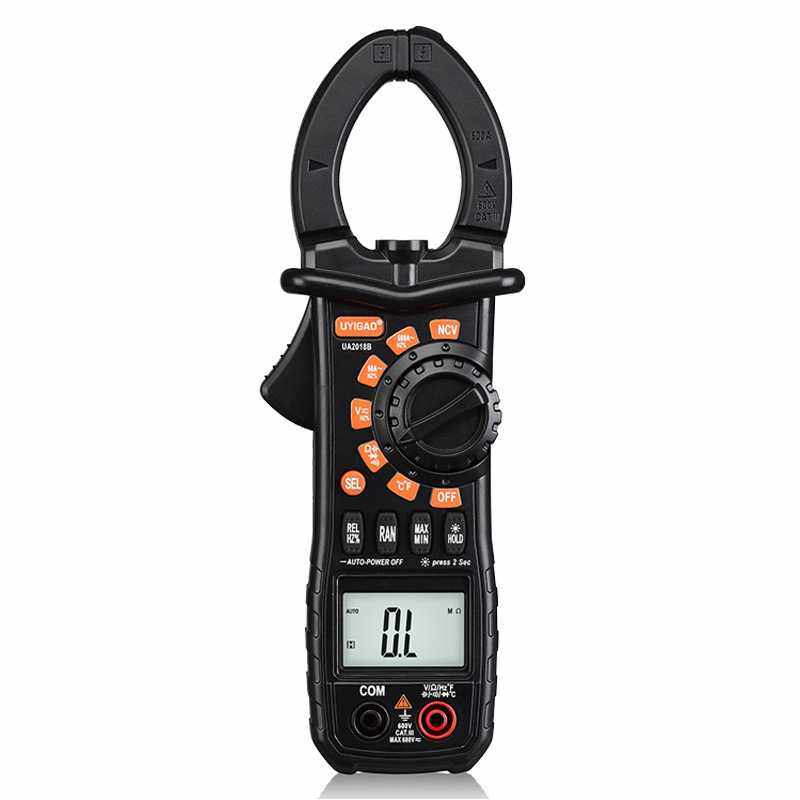 UA2018B交流电压表电流表手持数字电工维修钳型表600A 钳形万用表